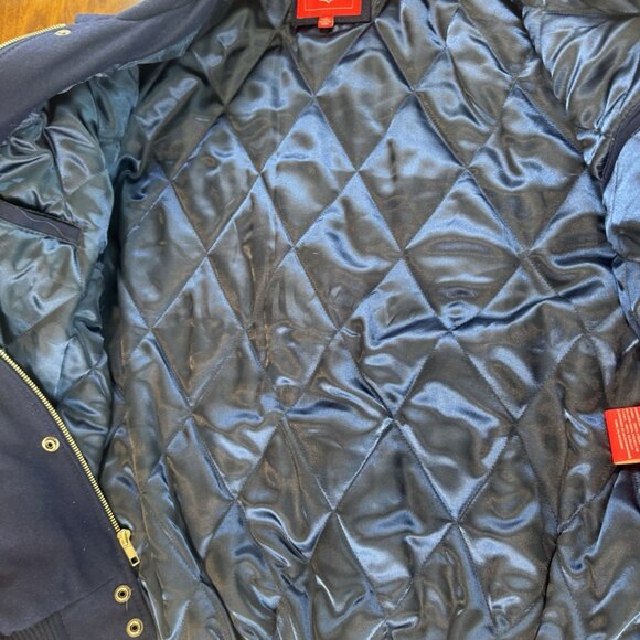 NFL Dallas Cowboys 5X Super Bowl Champions Patches Varsity Jacket Size Medium - Picture 11 of 12